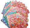 Aitoh Origami Paper 3"X3" 300/Pkg-Washi Chiyogmai, Twinkle 10 Patterns 18034