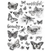 Simple Vintage Essentials Rub-Ons-Butterflies - SVE20426 Simple Vintage Essentials Rub-Ons-Butterflies - SVE20426