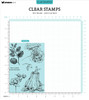 2 Pack Studio Light Autumn Bouquet Clear Stamps-Nr. 509, Autumn Blossoms STAMP509