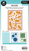 2 Pack - Studio Light Essentials 5.9"X8.25" Stencil-Nr. 221, Autumn Pattern - SMASK221