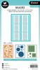 2 Pack Studio Light Essentials 5.9"X8.25" Stencil-Nr. 220, Checkered Plaid SMASK220