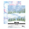 2 Pack Stampendous Quick Card Backgrounds-Holiday Hugs Winter Splash QC008 - 813233036780