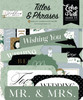 3 Pack Echo Park Cardstock Ephemera-Titles & Phrases, Wedding Bells BL335032 - 691835255118