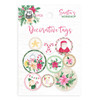 4 Pack Santa's Workshop Double-Sided Cardstock Tags 9/Pkg-#01 P13SAN21 - 5904619327808