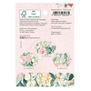 4 Pack - Flowerish Double-Sided Cardstock Tags 6/Pkg-#04 - P13FLO24