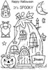 2 Pack Woodware Clear Stamps 4"X6"-Pumpkin House FRS1011