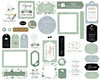 3 Pack Echo Park Cardstock Ephemera-Frames & Tags, Wedding Bells BL335025