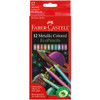 3 Pack Faber-Castell Metallic Colored EcoPencils 12/Pkg9120412 - 092633701065