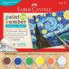 3 Pack Faber-Castell Museum Series Paint By Number Kit 6"X8"-The Starry Night PBNMS-14301