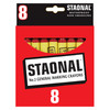 6 Pack Crayola Staonal Marking Crayons 8/Pkg-Red 5225038 - 071662200381