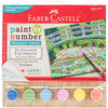 3 Pack Faber-Castell Museum Series Paint By Number Kit 6"X8"-The Japanese Footbridge PBNMS-14302 - 092633303467