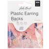 3 Pack John Bead Plastic Earring Backs 200/Pkg-Clear 1401001 - 665772202979