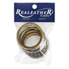 3 Pack Realeather 2" Ring 4/Pkg-Antique Brass BRI02041 - 870192015614