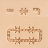 Realeather(R) Crafts Barbed Wire Stamp Set- - T8050-50