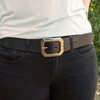 Realeather(R) Crafts Clipped Corner Belt Buckle-Antique Brass BU183011