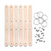 Realeather(R) Crafts Key Fob Kit 6/Pkg- - C4153-06 Realeather(R) Crafts Key Fob Kit 6/Pkg- - C4153-06