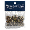 3 Pack - Realeather(R) Crafts Furniture Tack Hammered 48/Pkg-Antique Brass - BHT00-48 - 870192008678