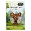 4 Pack Fabric Editions Mini Crochet Kit-Fox 2.2"X3" CRCHKTMI-WDFOX - 699919382385