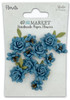 3 Pack 49 And Market Florets Paper Flowers-Slate 49FMF-40421 - 752505140421