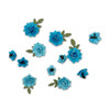 3 Pack 49 And Market Florets Paper Flowers-Pacific 49FMF-40445