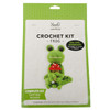 4 Pack Fabric Editions Crochet Kit-Frog 4.75"X5.5"X4.25" CROCHKT-FROG - 699919379354