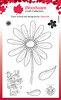 2 Pack Woodware Clear stamps 4"X6"-Singles Petal Doodles With Love JGS859 - 5055305985489