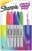 Sharpie Glam Pop Fine Point Permanent Markers 5/Pkg-Assorted 2185230 - 071641212268
