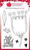 2 Pack Woodware Clear stamps 4"X6"-Singles Petal Doodles Take Care JGS861 - 5055305985502