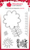 2 Pack Woodware Clear stamps 4"X6"-Singles Petal Doodles Never Give Up JGS858 - 5055305985472