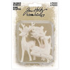 Tim Holtz Idea-Ology Salvaged Reindeer-4/Pkg - TH94360 - 040861943603