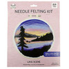Fabric Editions Needle Felting Kit 6" Round-Lake NCNDLFLT-LAKE - 699919363803