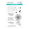 Spellbinders Clear Stamp Set-Sunflower Greetings STP213 - 813233039323