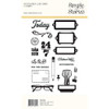 Noteworthy Photopolymer Clear Stamps-19/Pkg NTW21316