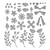 Spellbinders Etched Dies By Suzanne Hue-Garden Wreath Add-Ons S5598