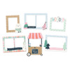 Winter Wonder Chipboard Frames-6/Pkg - WNW21224