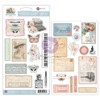 French Blue By Frank Garcia Chipboard Stickers 27/Pkg-Shapes W/Foil Accents FG999827 - 655350999827