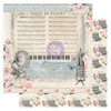 10 Pack French Blue By Frank Garcia Double-Sided Cardstock 12"X12"-Vintage Gramophone FGFB12-99735 - 655350999735