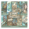 3 Pack Stamperia Double-Sided Paper Pad 8"X8" 10/Pkg-Songs Of The Sea, 10 Designs/1 Each SBBS90 - 5993110030072