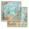 3 Pack Stamperia Double-Sided Paper Pad 8"X8" 10/Pkg-Songs Of The Sea, 10 Designs/1 Each SBBS90