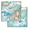 Stamperia Double-Sided Paper Pad 8"X8" 10/Pkg-Songs Of The Sea, 10 Designs/1 Each SBBS90