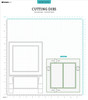 Studio Light HEN Natures Dream Cutting Die-Nr. 709, Square Due Flip Card - ENDCD709