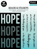 Studio Light Essentials Stencils & Stamps-Nr. 05, Hope Sentiments LESMST05 - 8713943147795