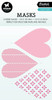 Studio Light Essentials 5.9"X8.25" Stencil-Nr. 249, Heart Shape - SMASK249 - 8713943147771