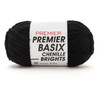 Premier Basix Chenille Brights Yarn-Black - 2126-13 - 840166828717