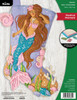 Bucilla Felt Stocking Applique Kit 18" Long-Mystical Mermaid 89664E - 046109896649