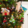 Bucilla Felt Ornaments Applique Kit Set Of 4-Holiday Black Bears 89665E