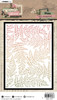 Studio Light HEN Natures Dream 5.9"X8.25" Stencil-Nr. 238, Fern Background - DMASK238