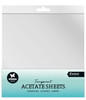 3 Pack Studio Light Acetate Sheets 8"X8" 6/Pkg-Nr. 05, Transparent LCOACS05 - 8713943147917