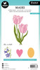 2 Pack Studio Light Essentials 5.9"X8.25" Stencil-Nr. 248, Tulip Flowers SMASK248