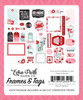 3 Pack - Echo Park Cardstock Ephemera 34/Pkg-Frames & Tags, Love Notes - LN344025